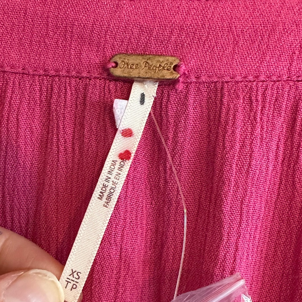 NWOT Free People Riley Embroidered Maxi Dress - Picture 8 of 11